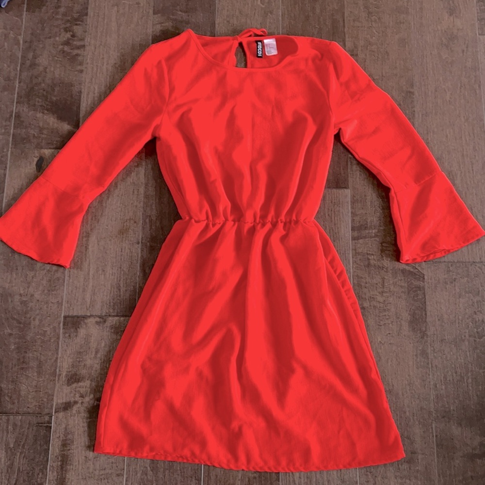 H&M Red Flare Dress